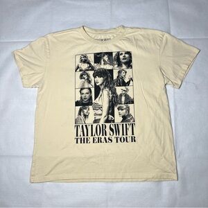 Taylor Swift Cream Graphic Tee - The Eras Tour